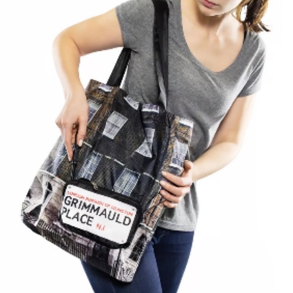 Harry Potter Grimmauld Place Collapsible Tote Bag Order of the Phoenix - Picture 2 of 11